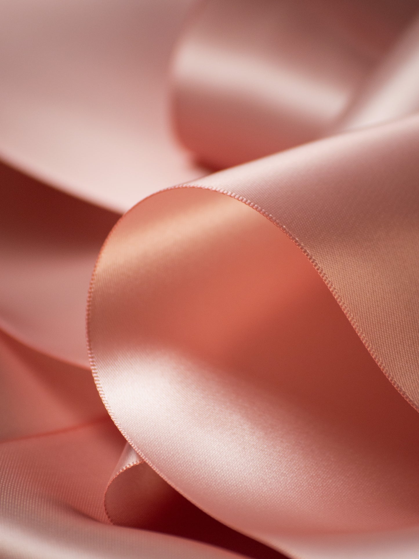 Rose Gold Double Faced Satin Ribbon - 4" | House of Parlington