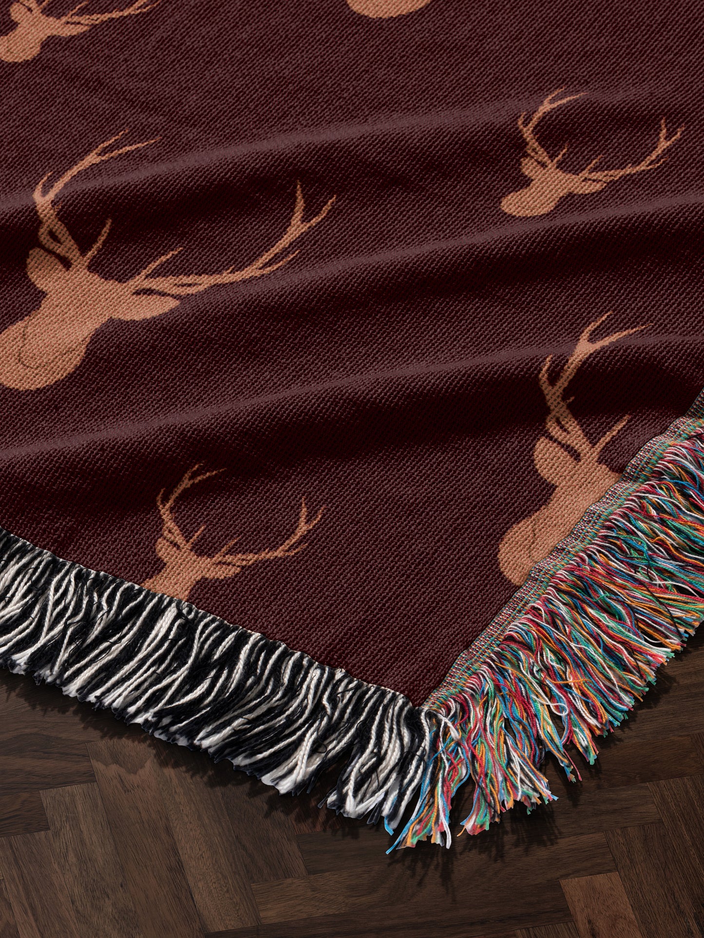 Golden Deer Woven Blanket | House of Parlington