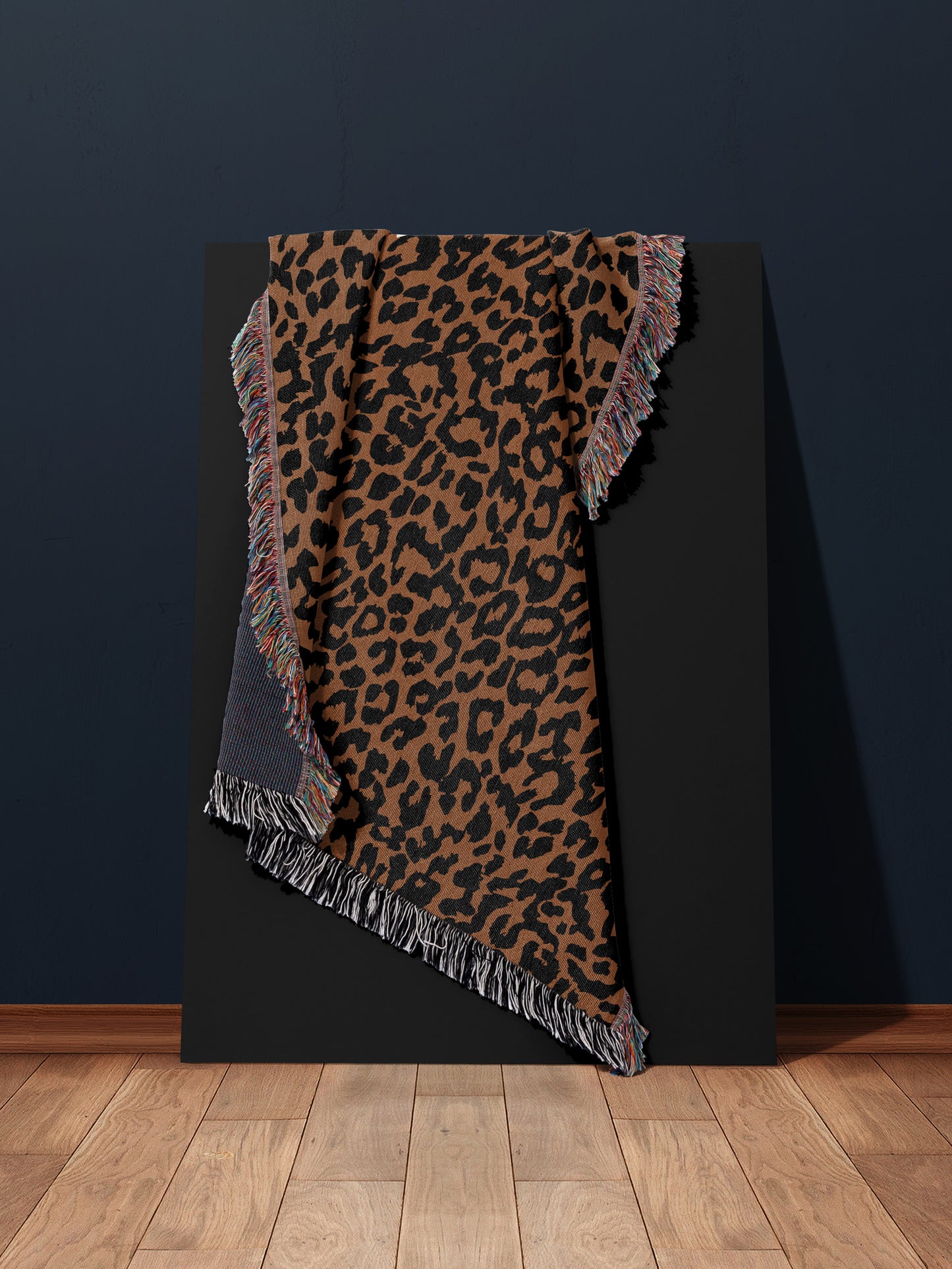 Leopard Print Woven Blanket | House of Parlington