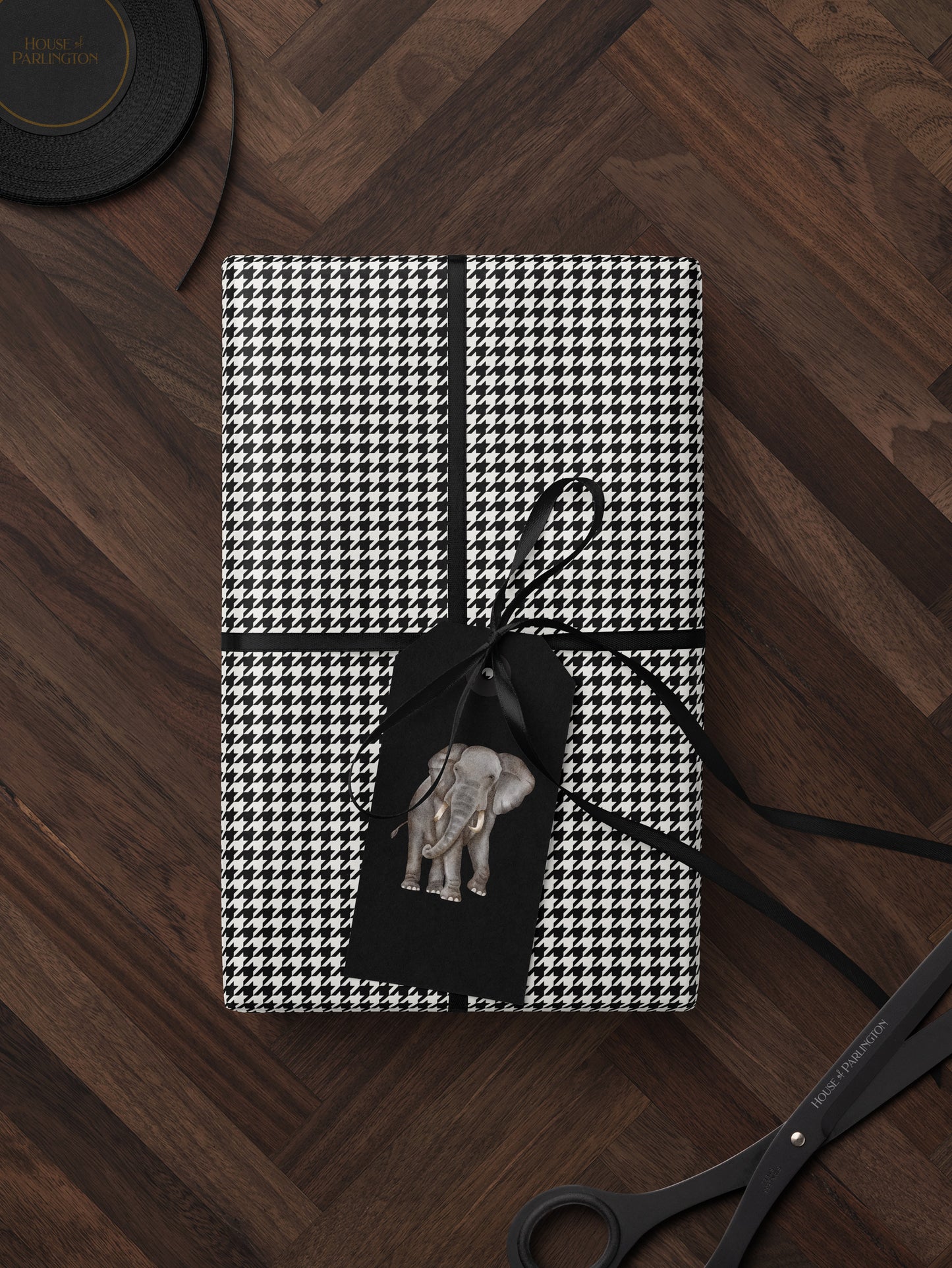 Houndstooth Wrapping Paper - House of Parlington