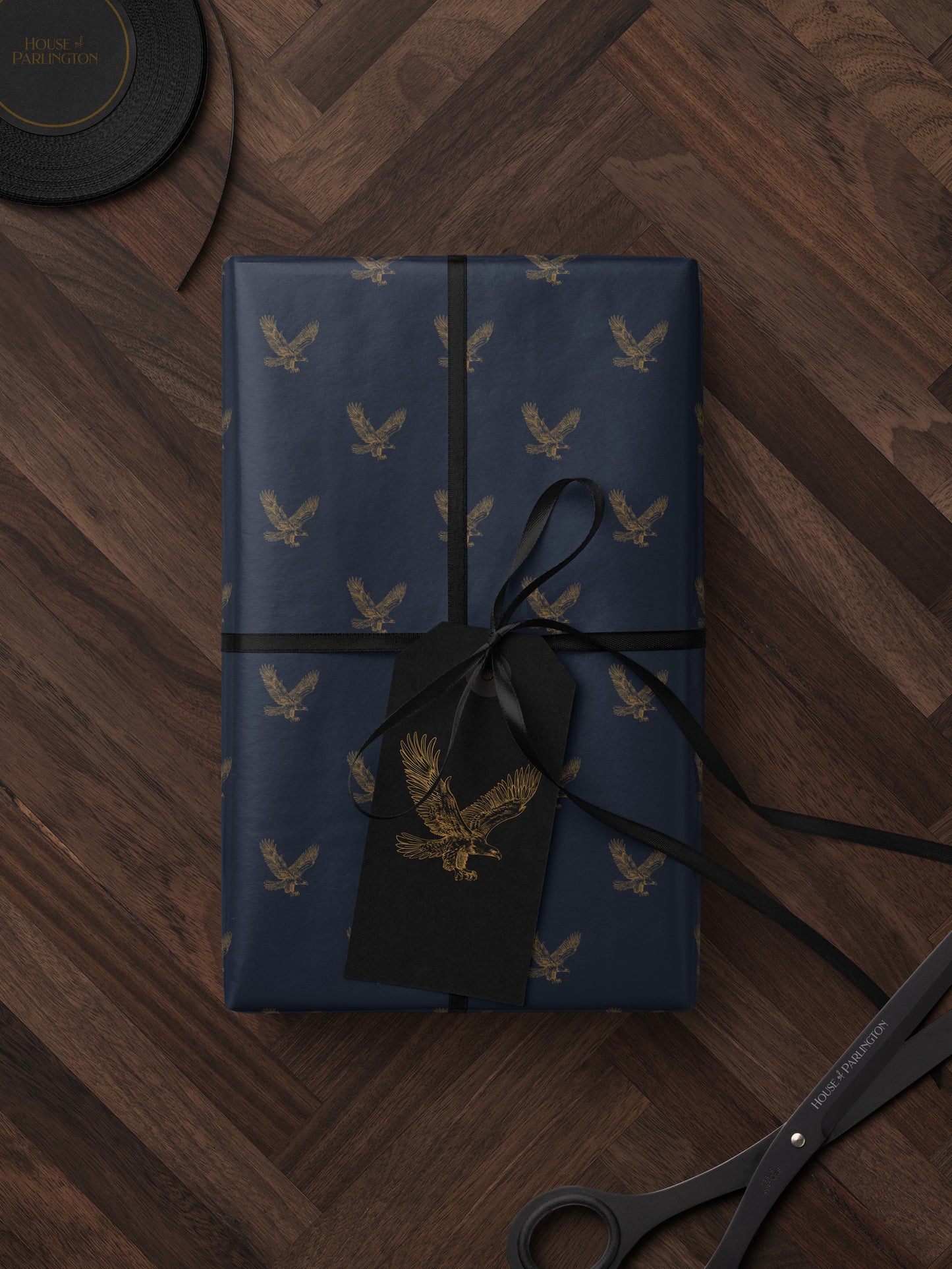 Gold Eagle Wrapping Paper - House of Parlington