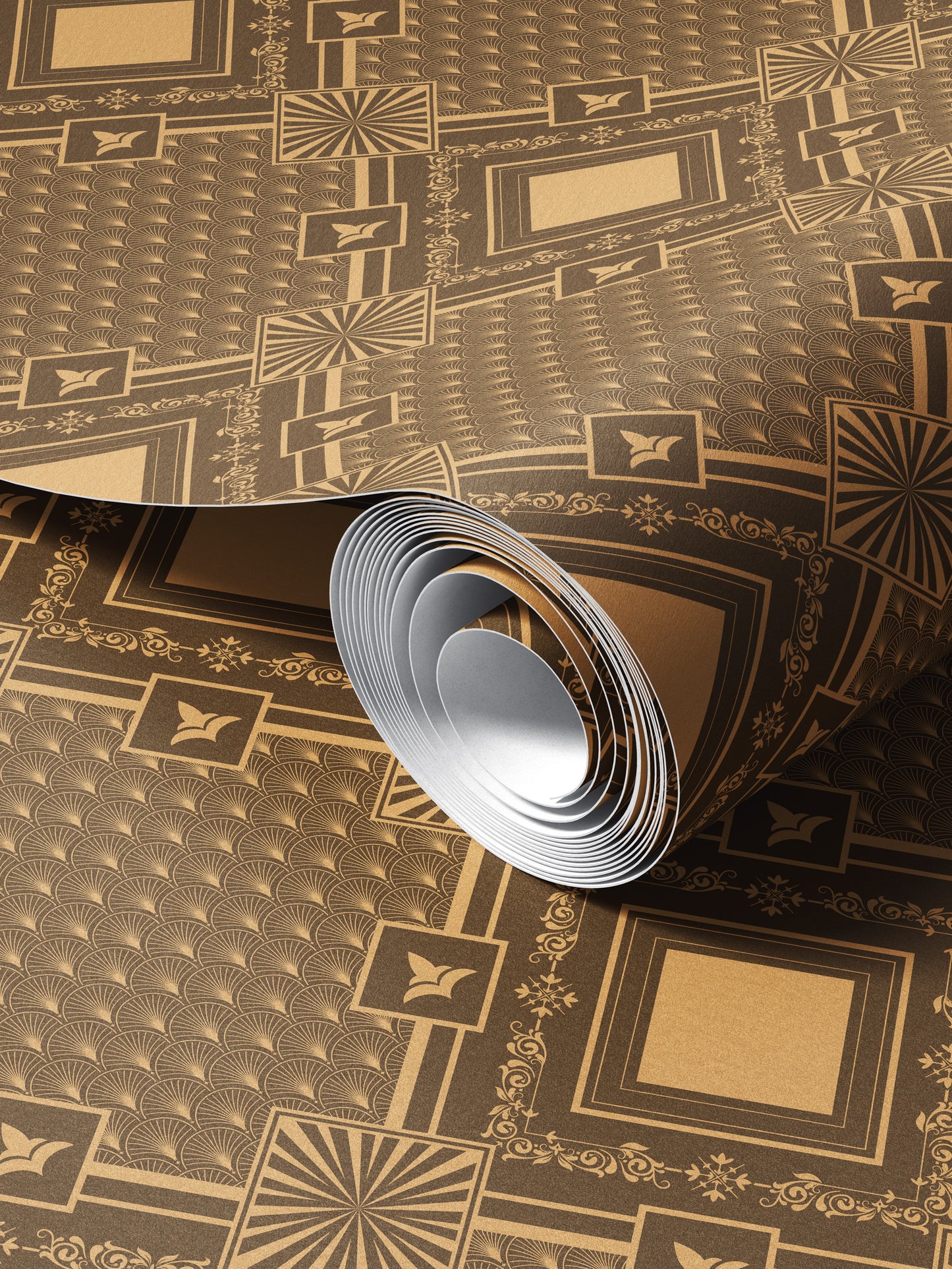 Golden Deco Wallpaper - House of Parlington
