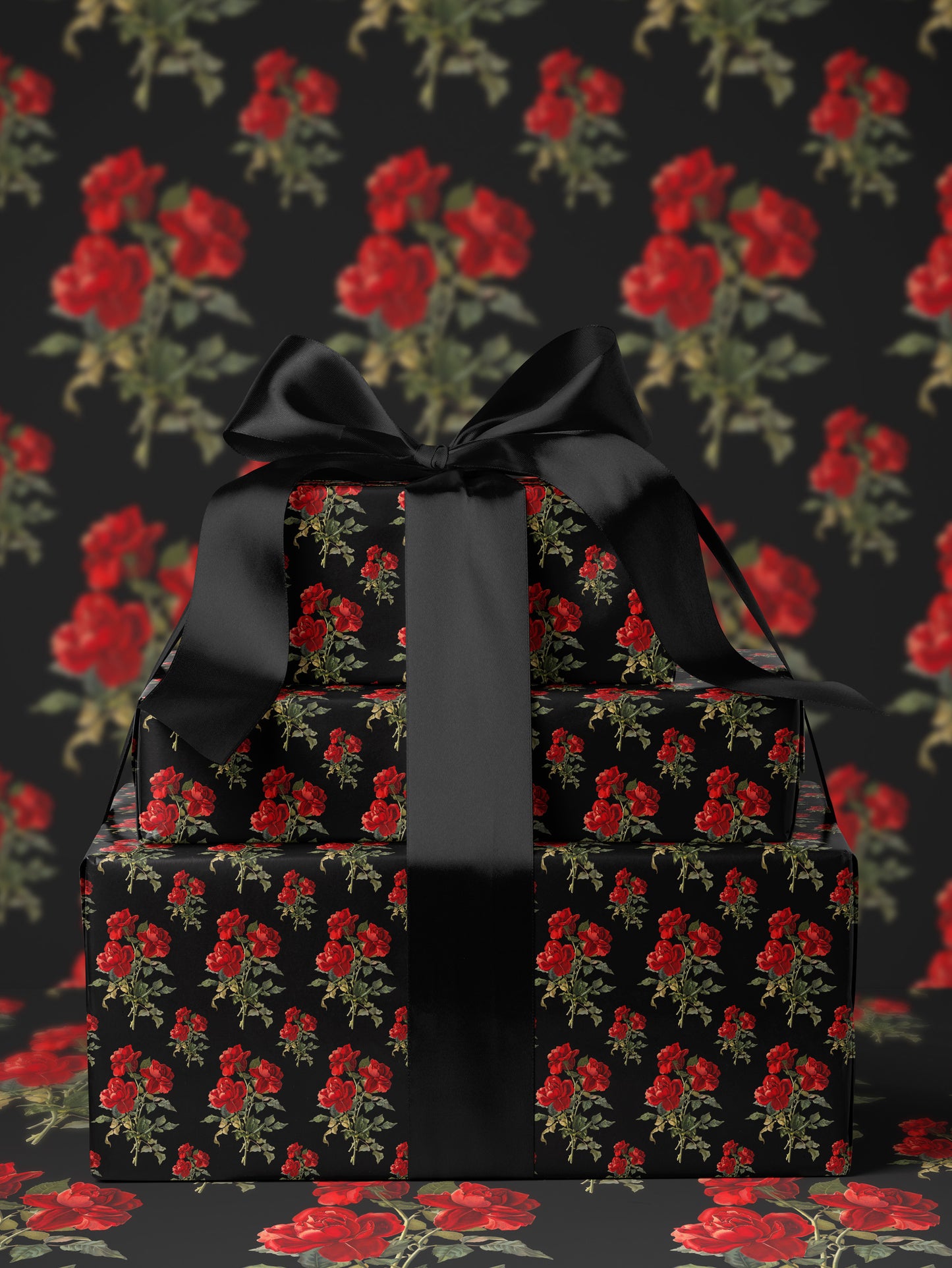 Rose Bouquet Wrapping Paper - House of Parlington