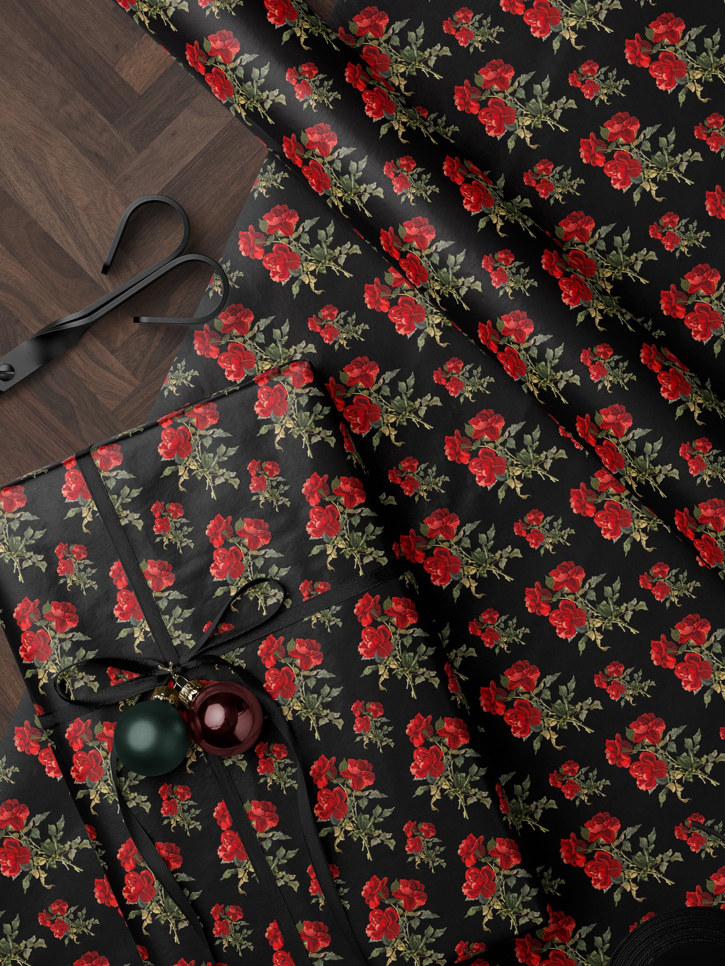 Rose Bouquet Wrapping Paper - House of Parlington