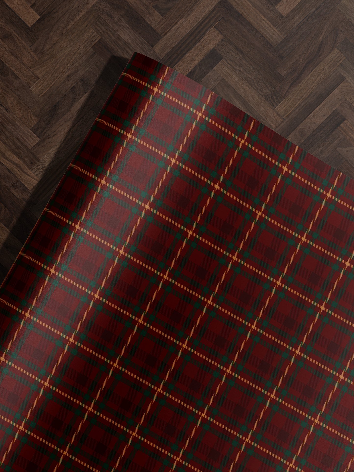 Festive Tartan Wrapping Paper - House of Parlington