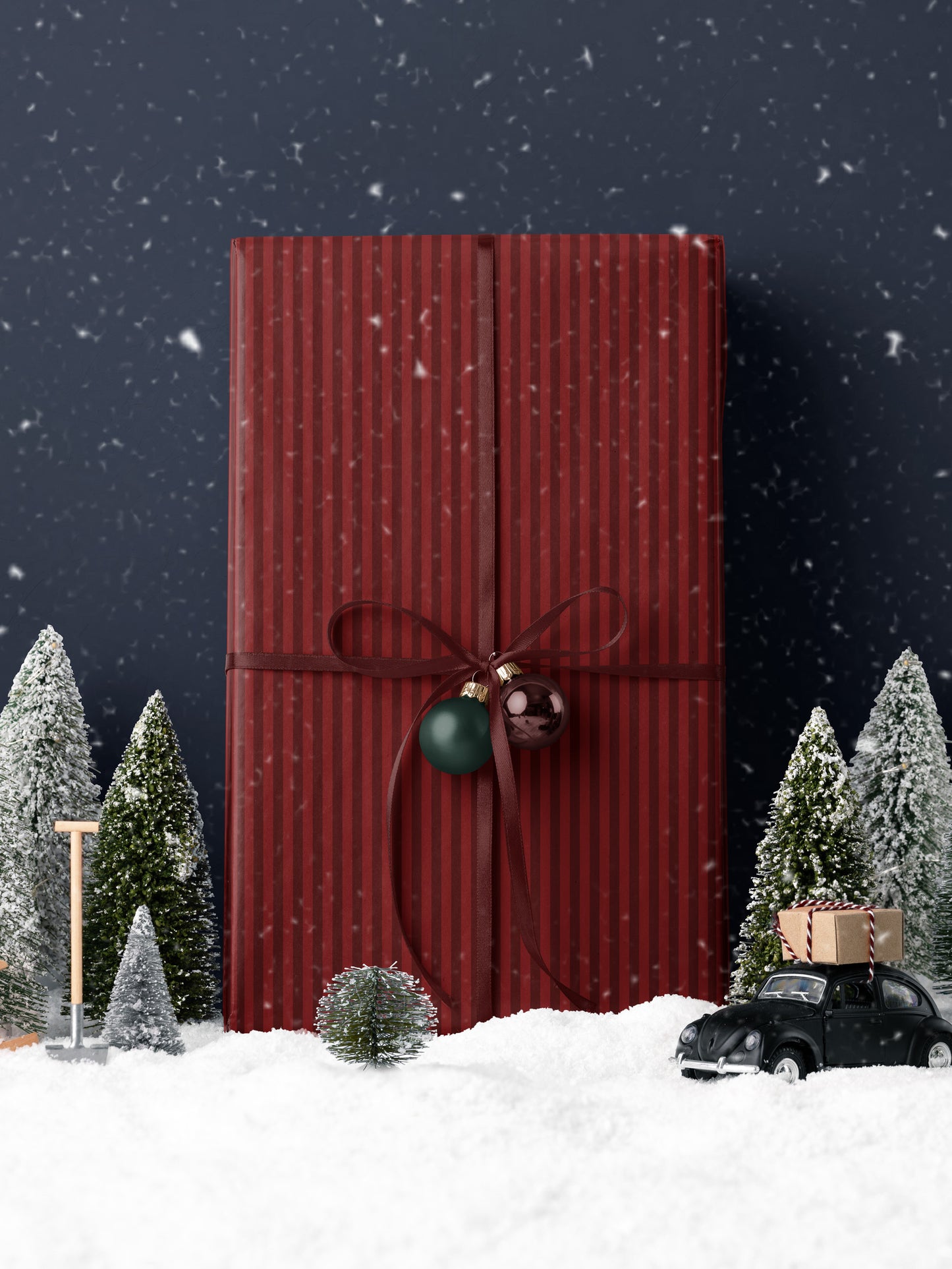 Red Stripe Wrapping Paper - House of Parlington
