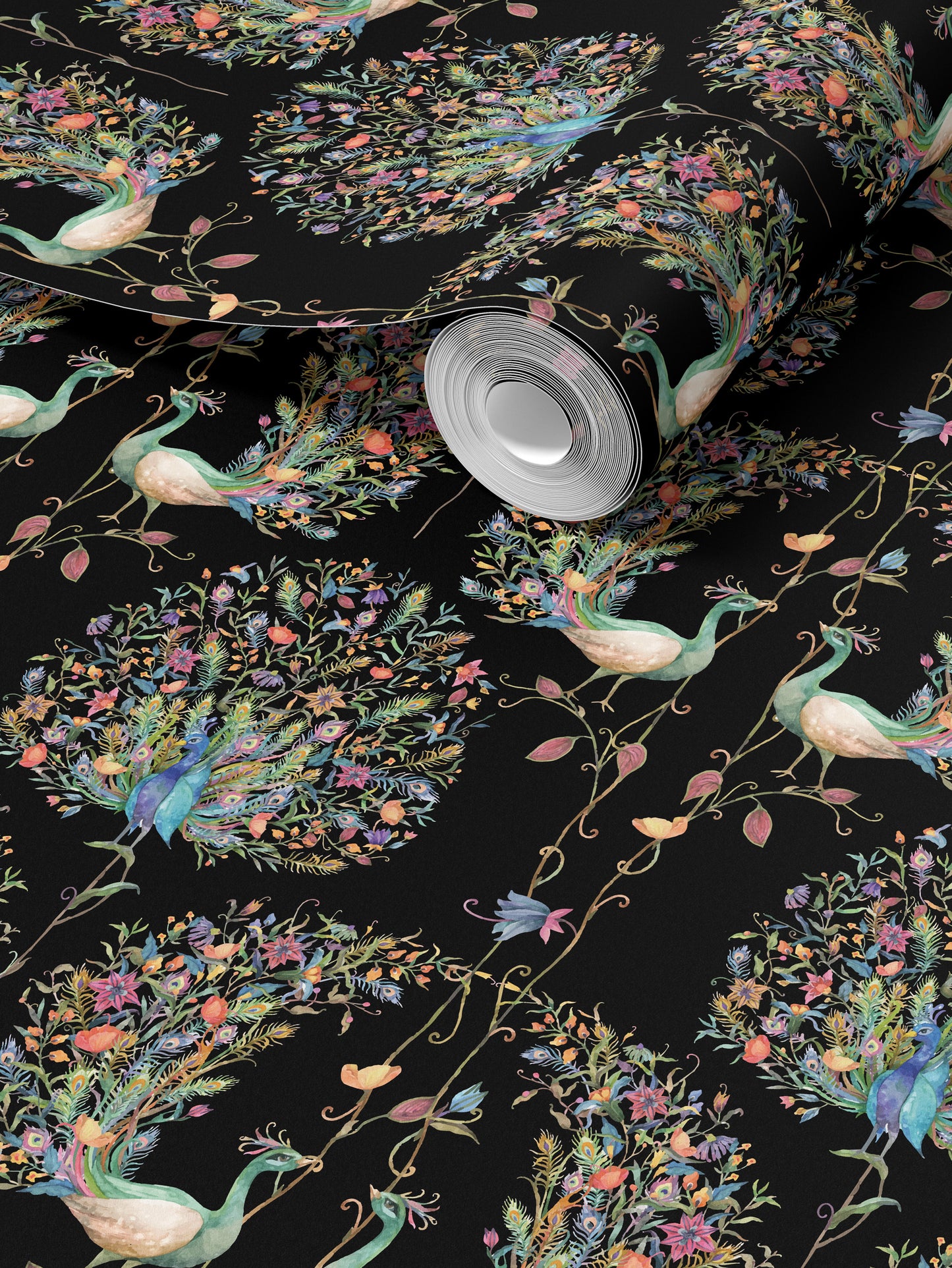 Majestic Peacock Wallpaper - House of Parlington