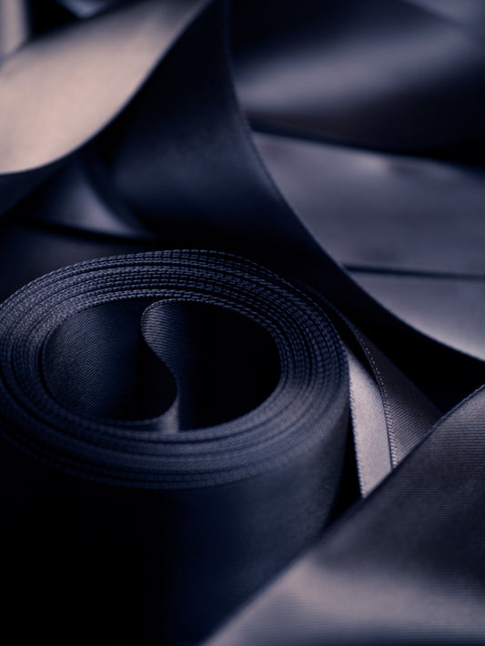 Navy Double Faced Satin Ribbon - 1.5" | House of Parlington