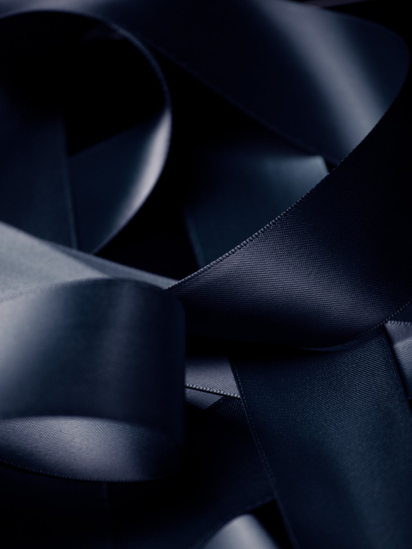 Navy Double Faced Satin Ribbon - 1.5" | House of Parlington