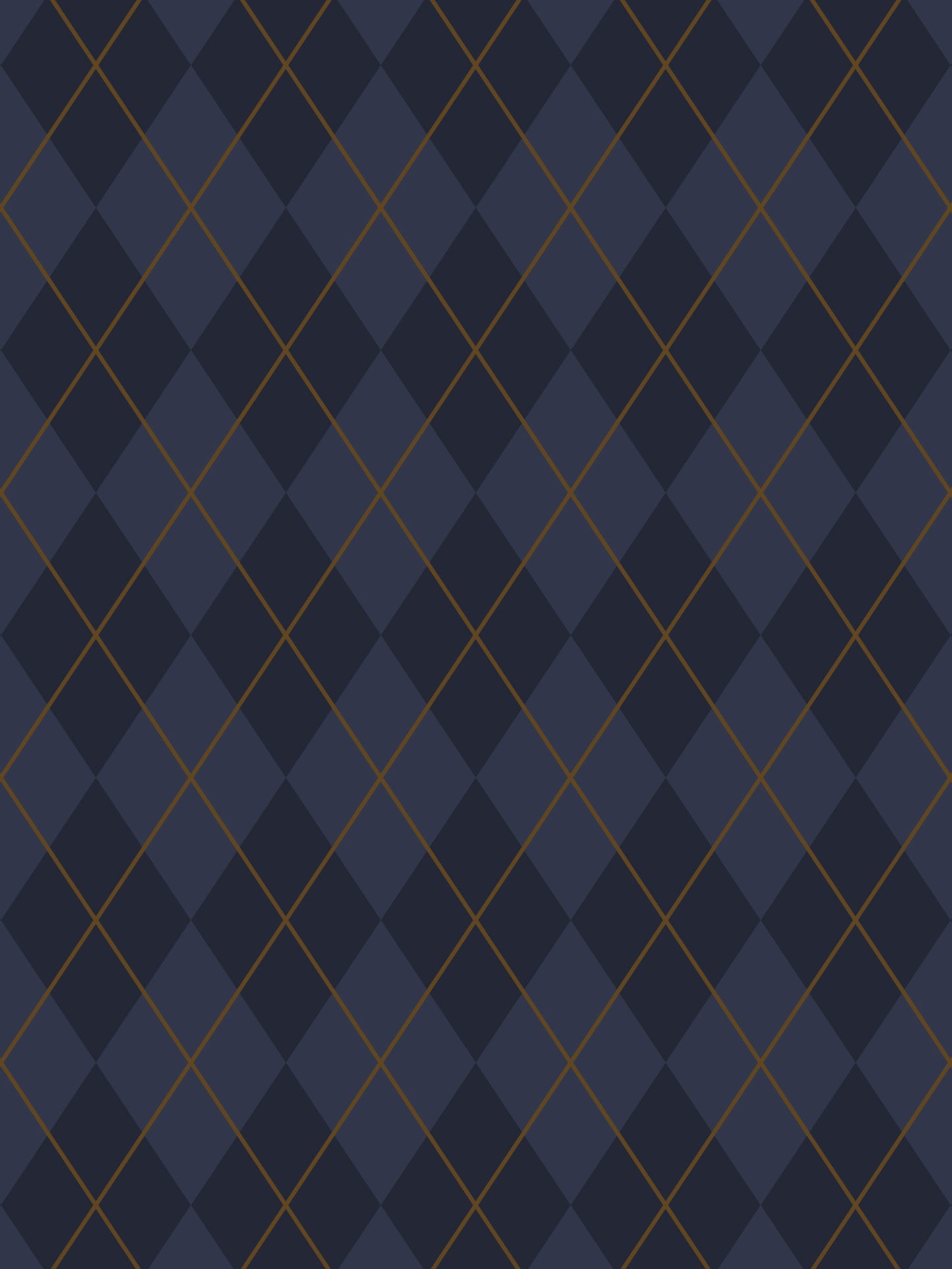 Blue Argyle Wallpaper - House of Parlington