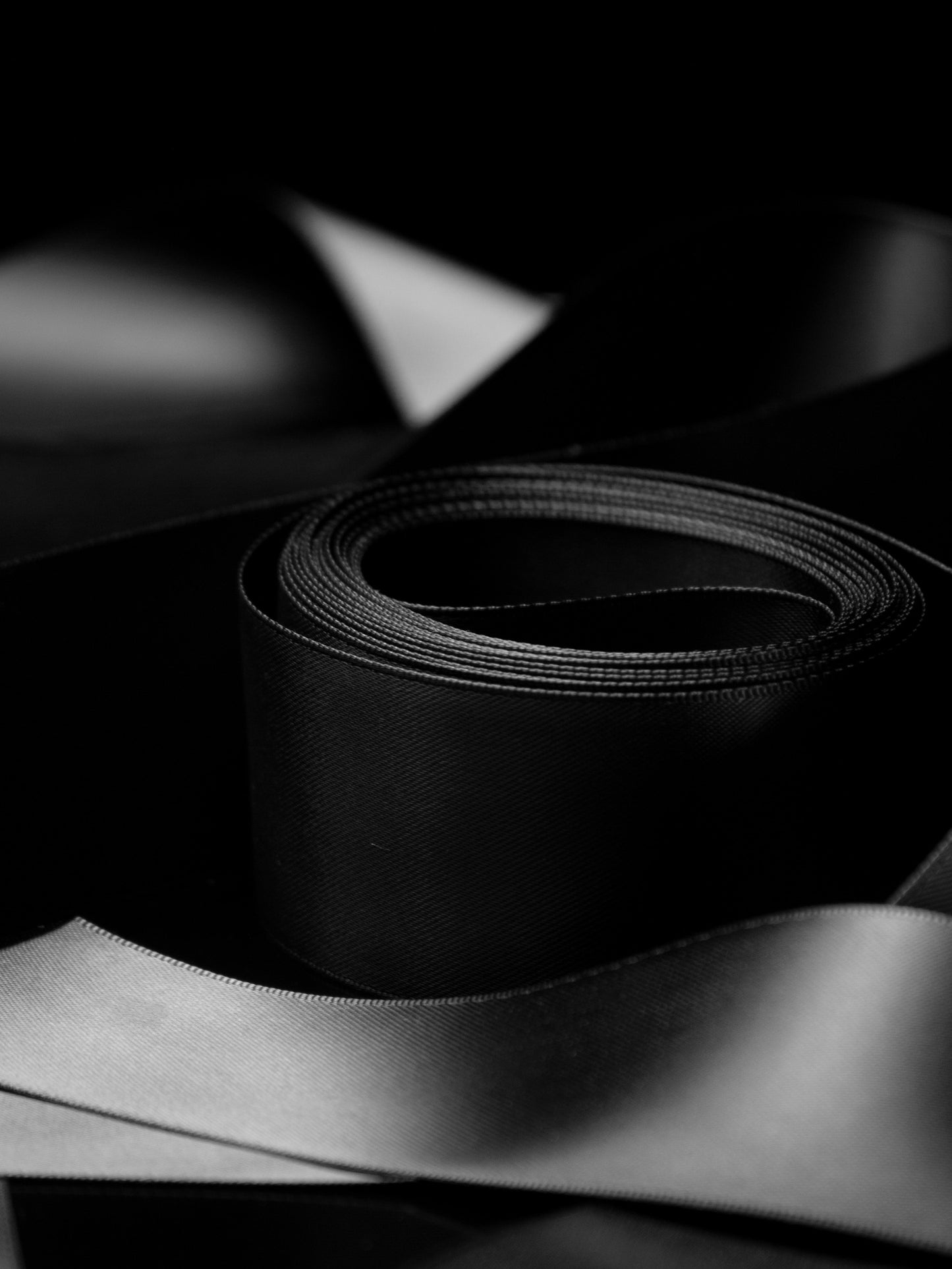 Black Double Faced Satin Ribbon - 1.5" | House of Parlington