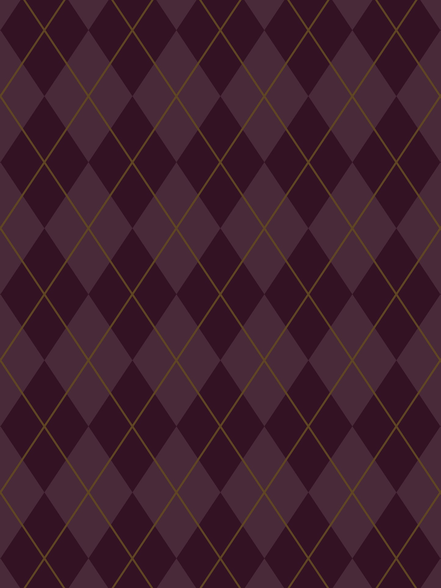 Plum Argyle Wallpaper - House of Parlington