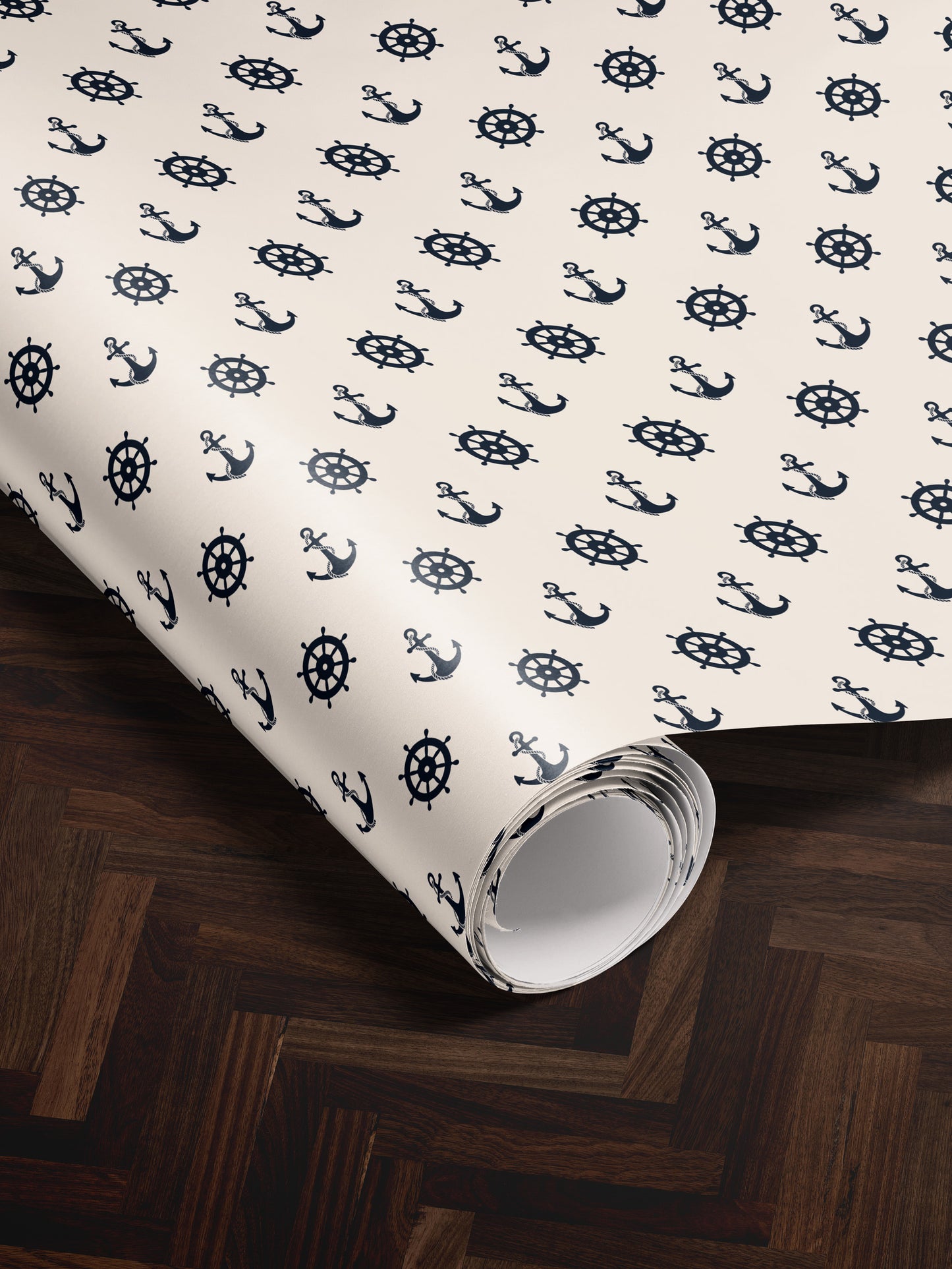 Helm & Anchor Wrapping Paper - House of Parlington