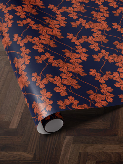 Autumn Leaves Wrapping Paper - House of Parlington