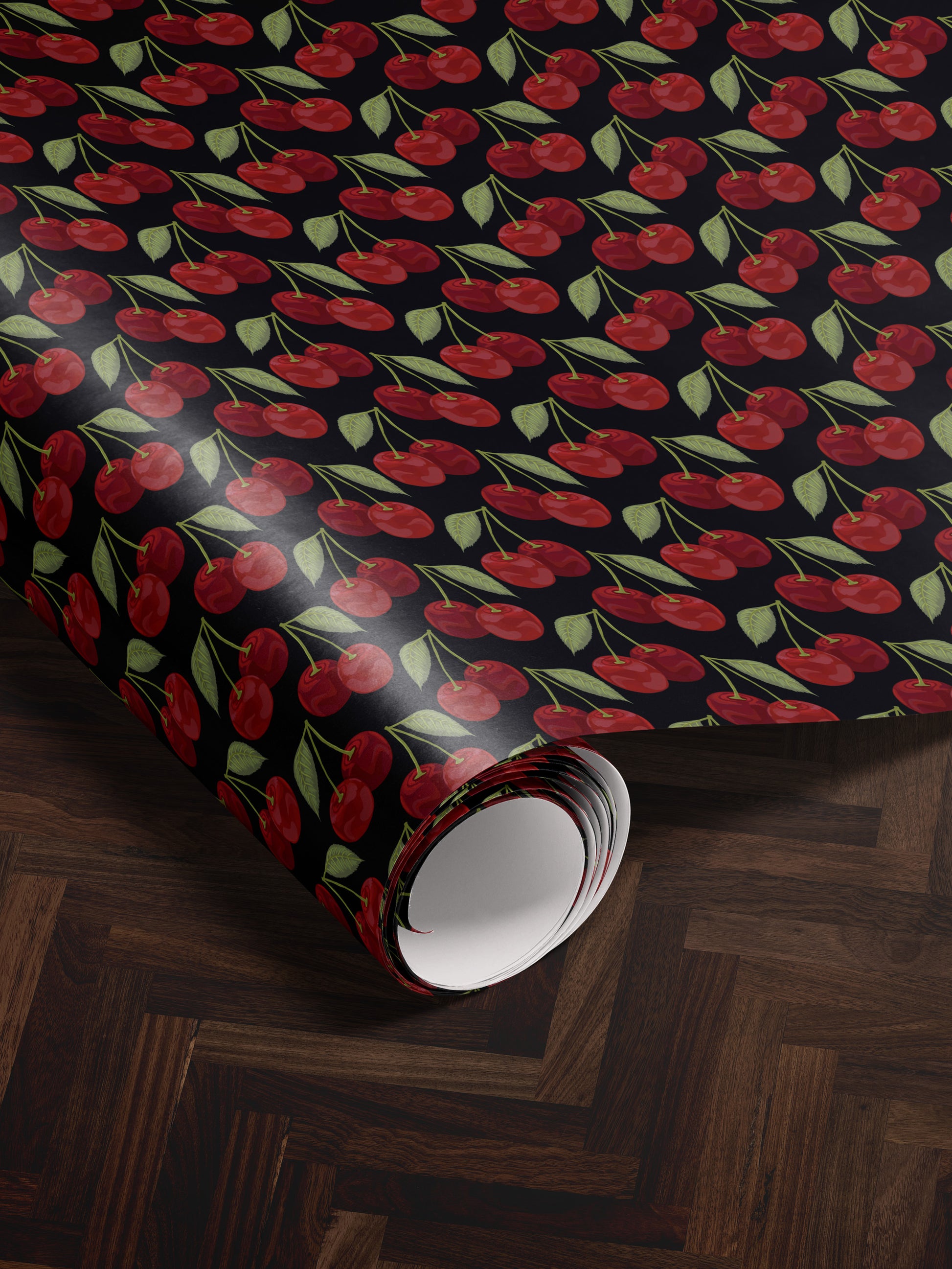 Pair of Cherries Wrapping Paper - House of Parlington