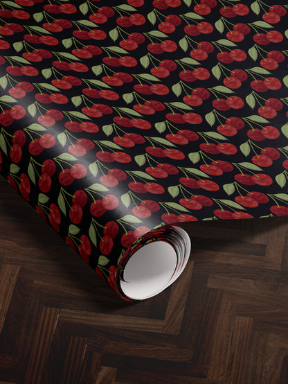 Pair of Cherries Wrapping Paper - House of Parlington