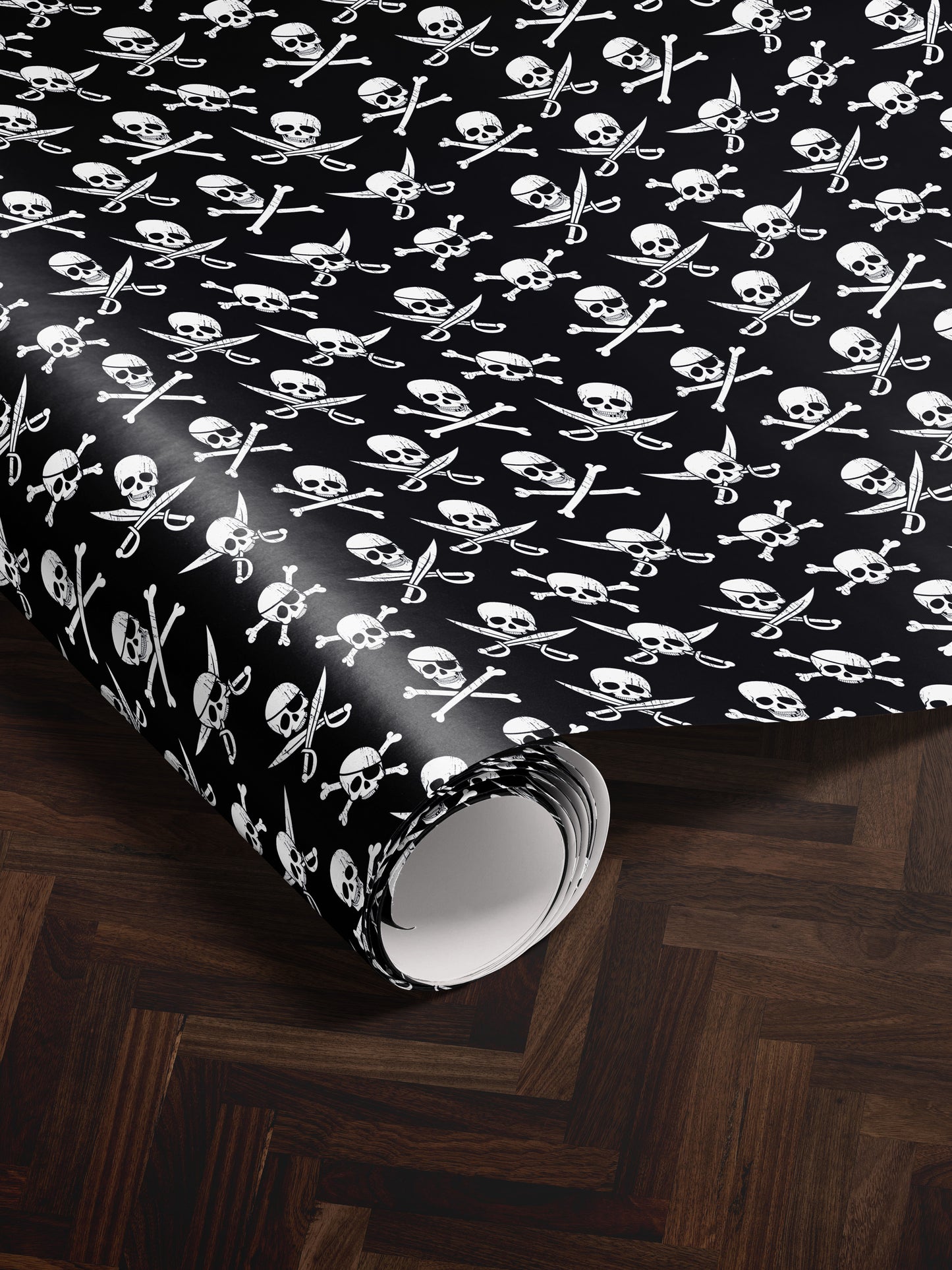 Skull & Crossbones Wrapping Paper - House of Parlington