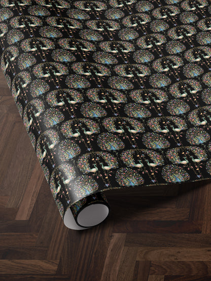 Majestic Peacock Wrapping Paper - House of Parlington