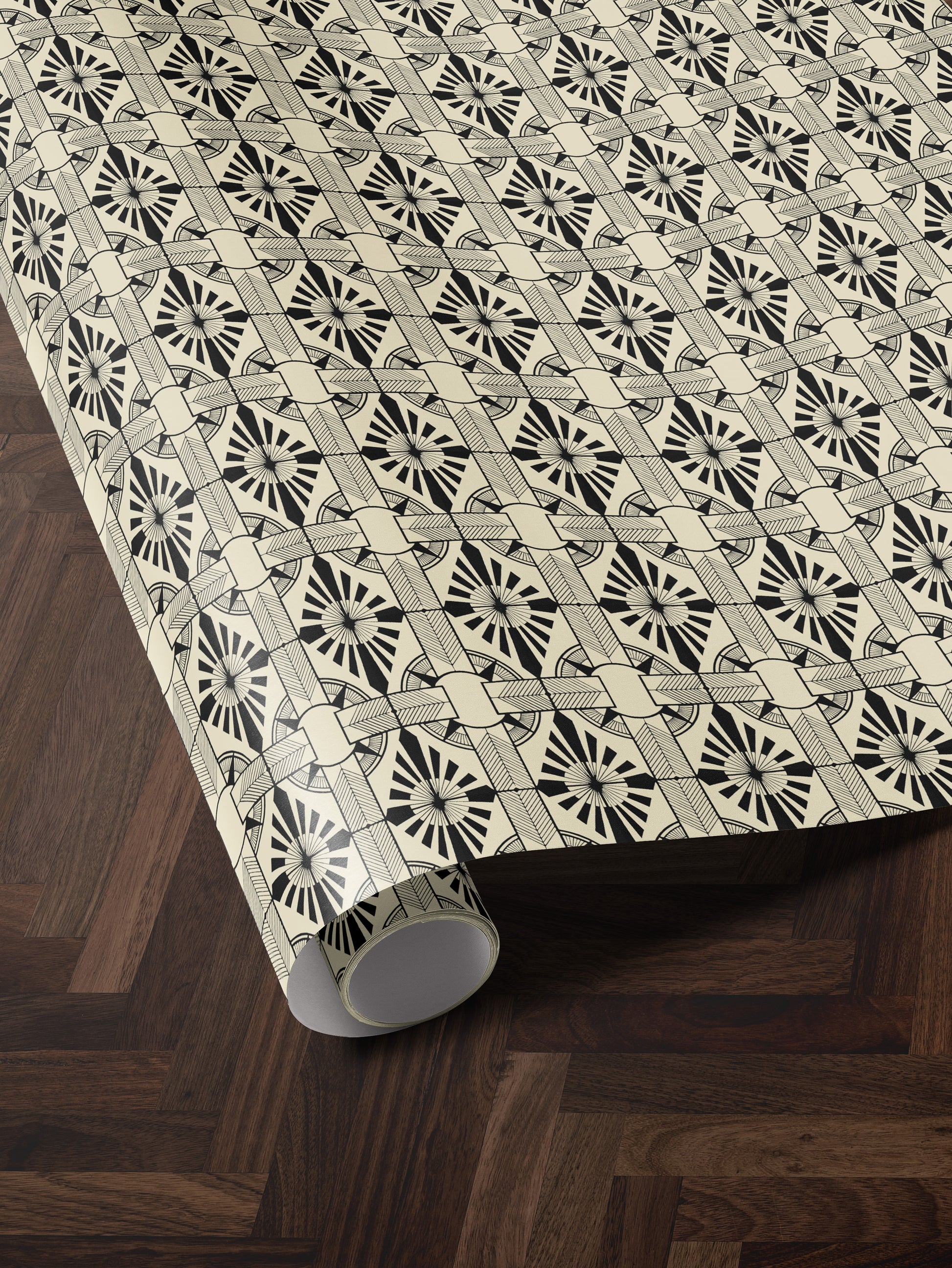 Art Deco Burst Wrapping Paper - House of Parlington