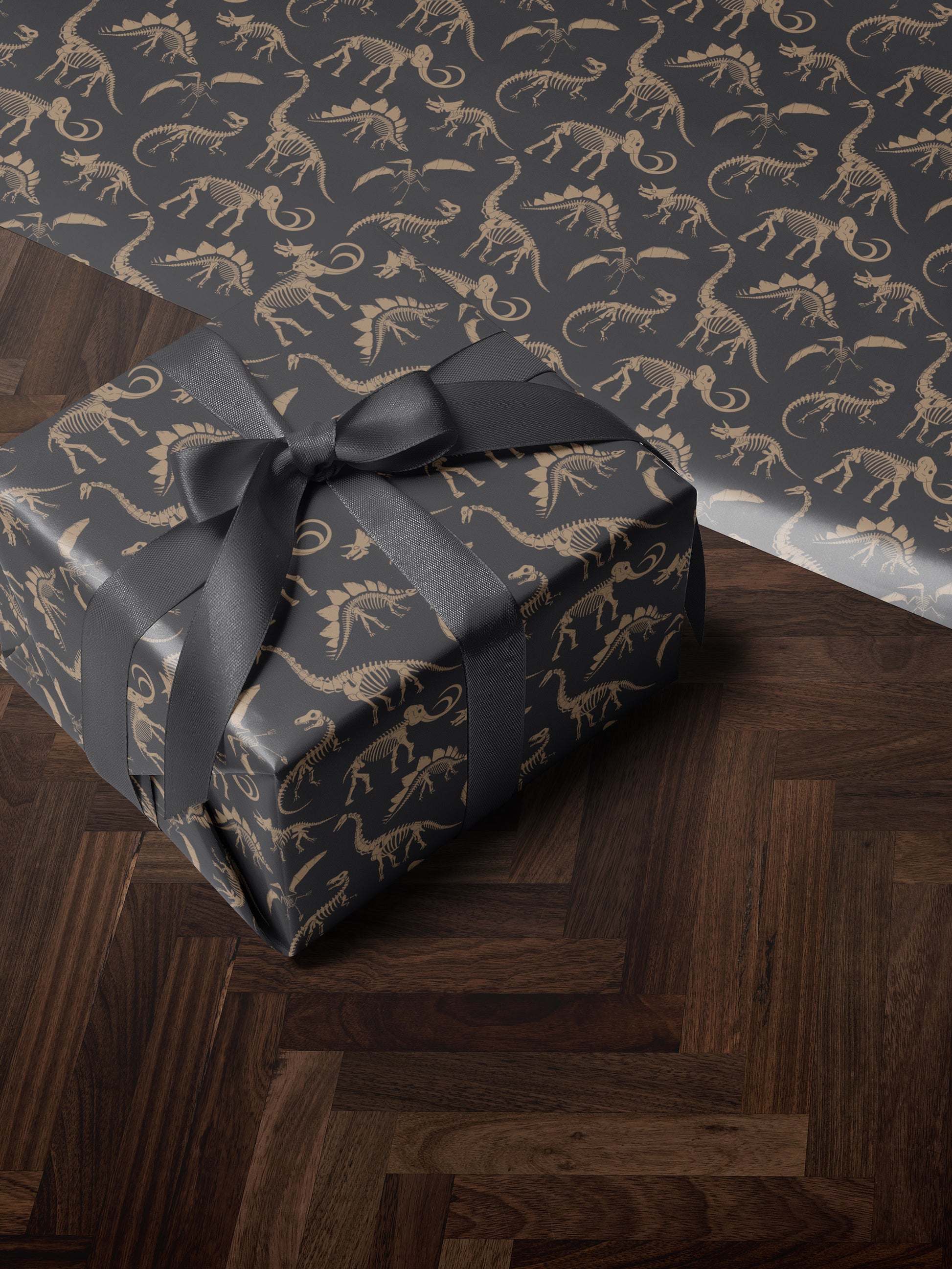 Dinosaur Fossil Wrapping Paper - House of Parlington