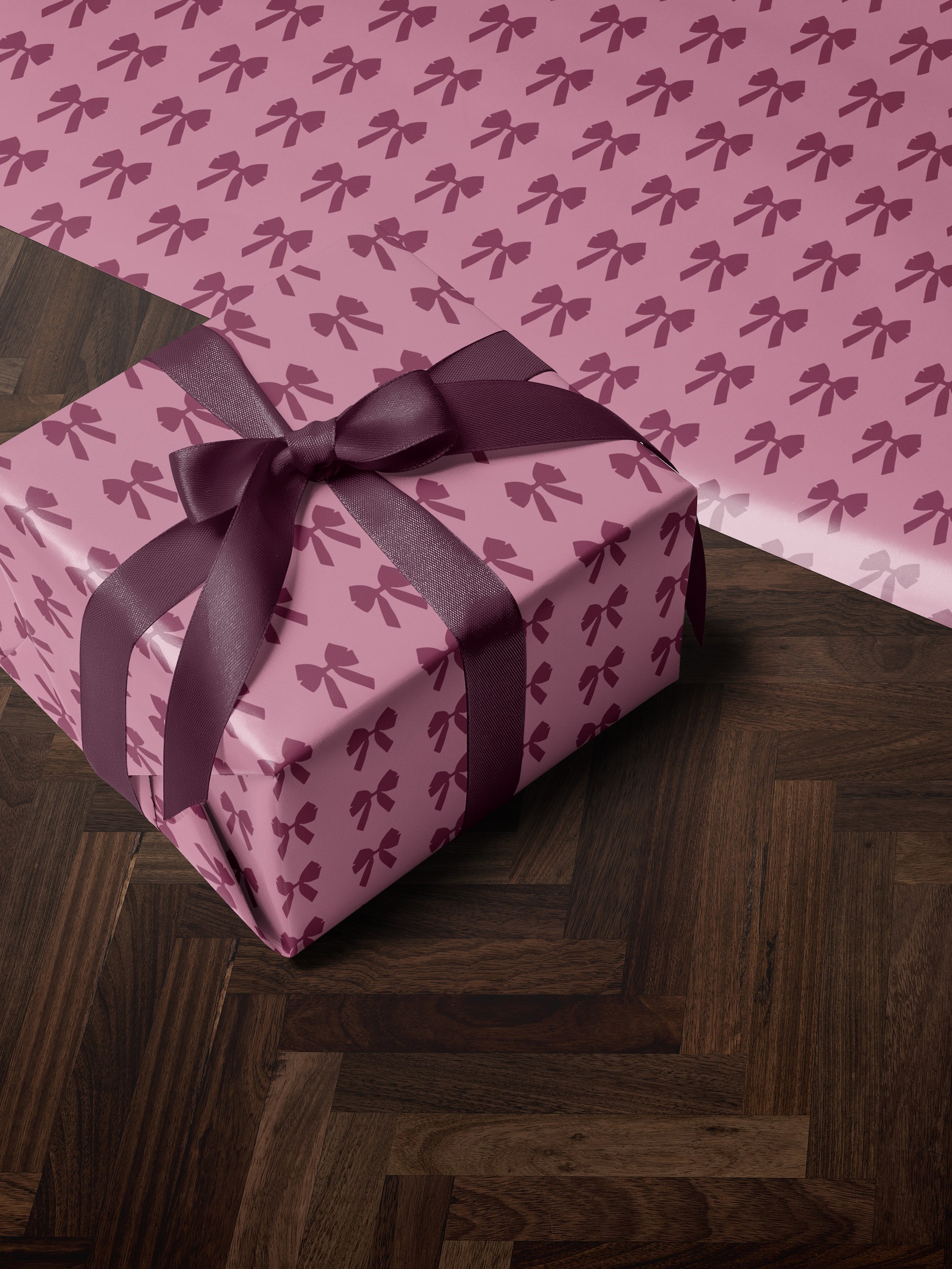 Pink Bows Wrapping Paper - House of Parlington