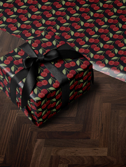 Pair of Cherries Wrapping Paper - House of Parlington