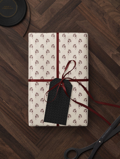 Timeless Rose Wrapping Paper - House of Parlington