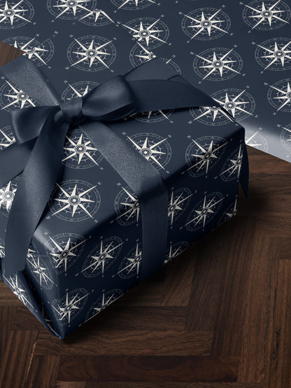 Vintage Compass Wrapping Paper - House of Parlington