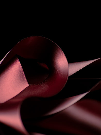 Burgundy Double Faced Satin Ribbon - 1.5" | House of Parlington