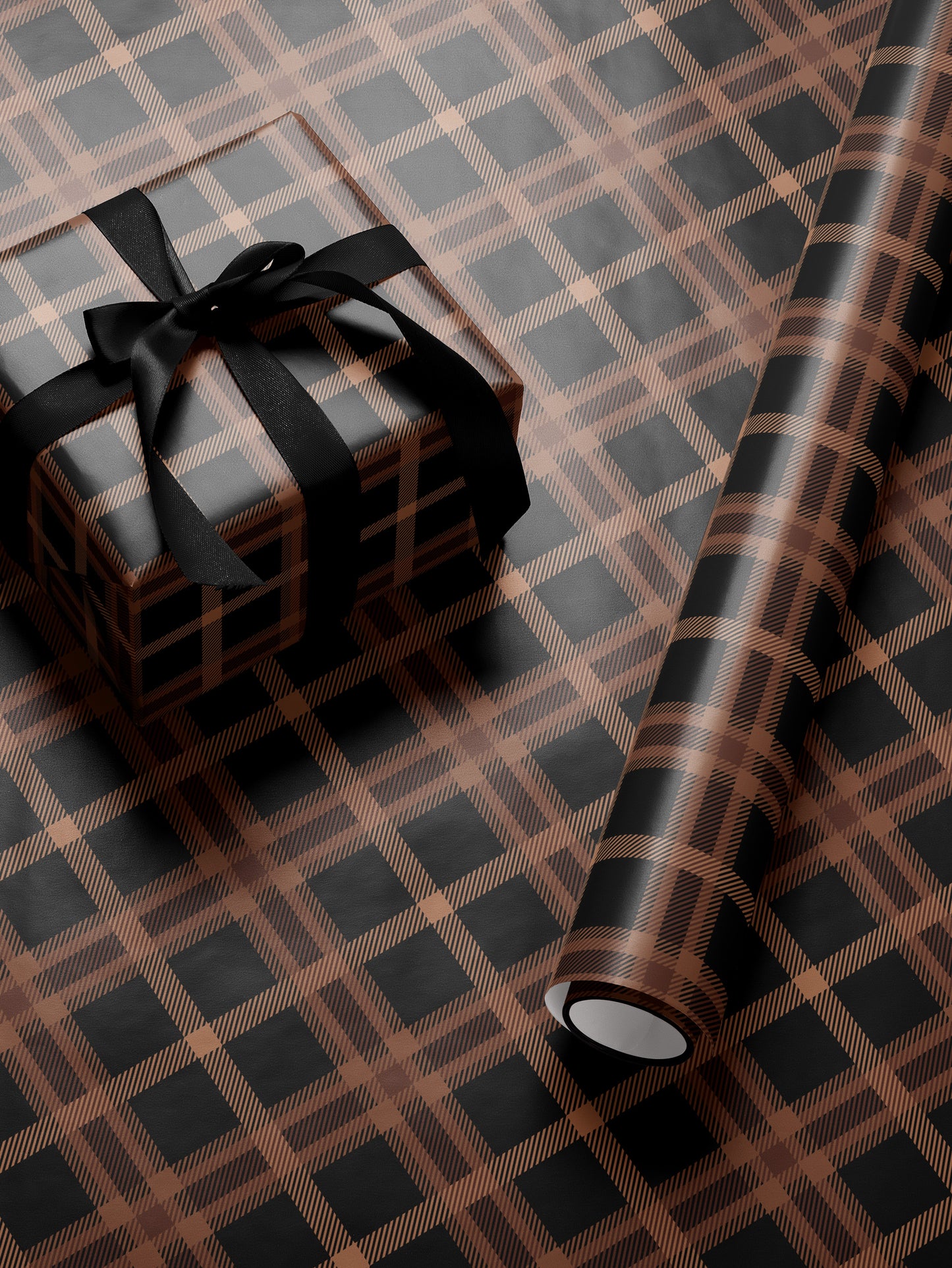 Brown Plaid Wrapping Paper - House of Parlington