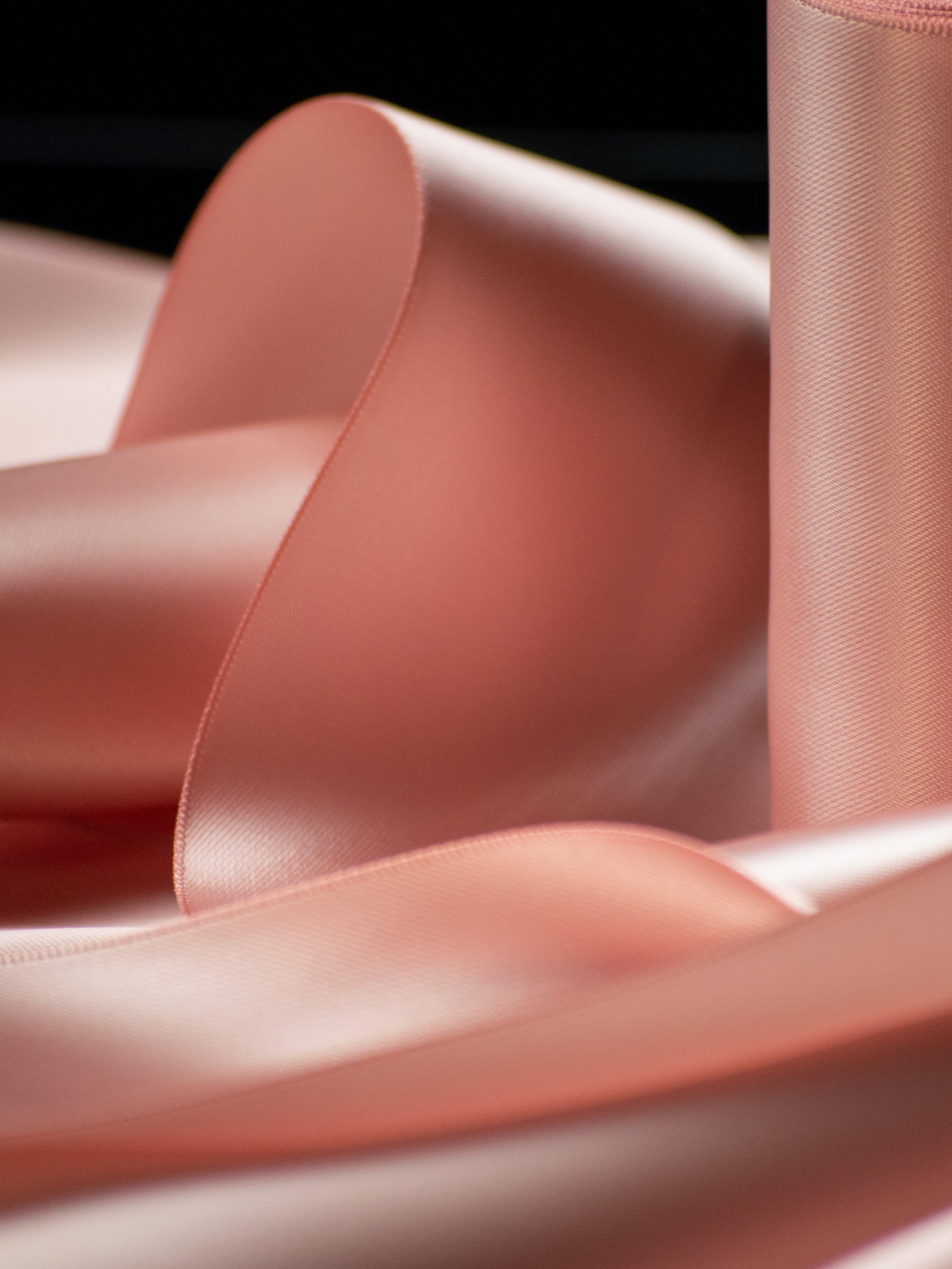 Rose Gold Double Faced Satin Ribbon - 4" | House of Parlington