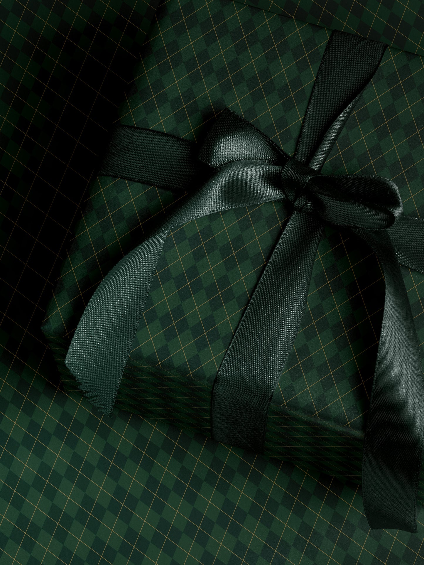 Green Argyle Wrapping Paper - House of Parlington