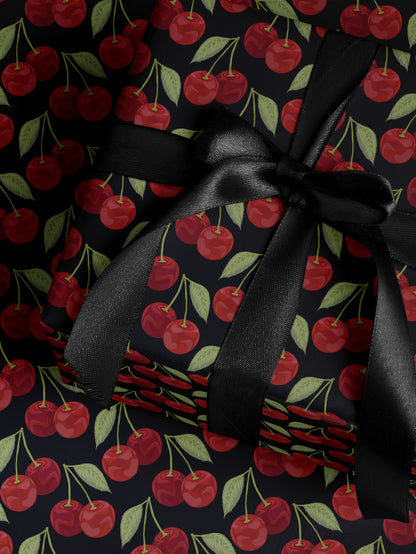 Pair of Cherries Wrapping Paper - House of Parlington