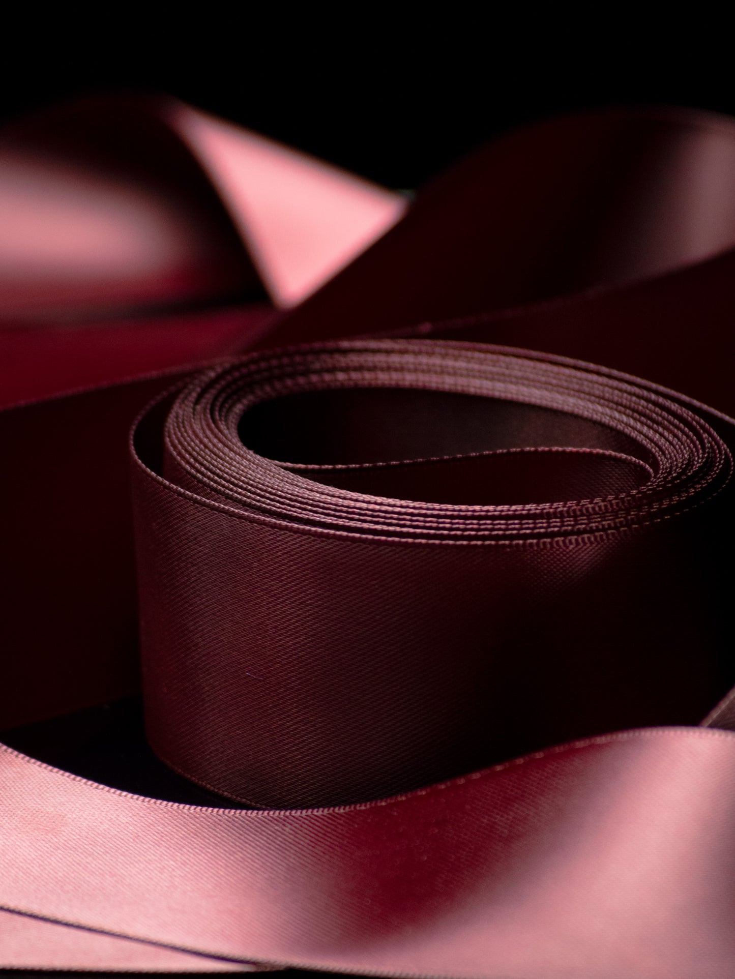 Burgundy Double Faced Satin Ribbon - 1.5" | House of Parlington