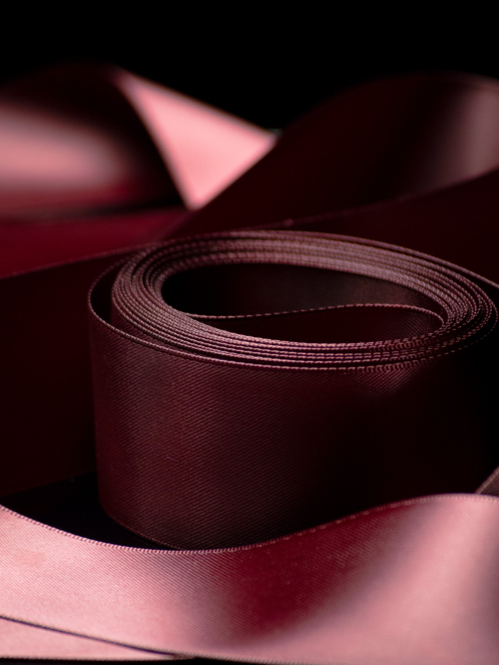 Burgundy Double Faced Satin Ribbon - 1.5" | House of Parlington