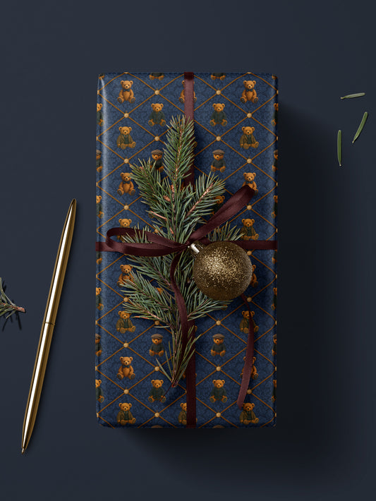 Teddy Bear - Wrapping Paper | House of Parlington