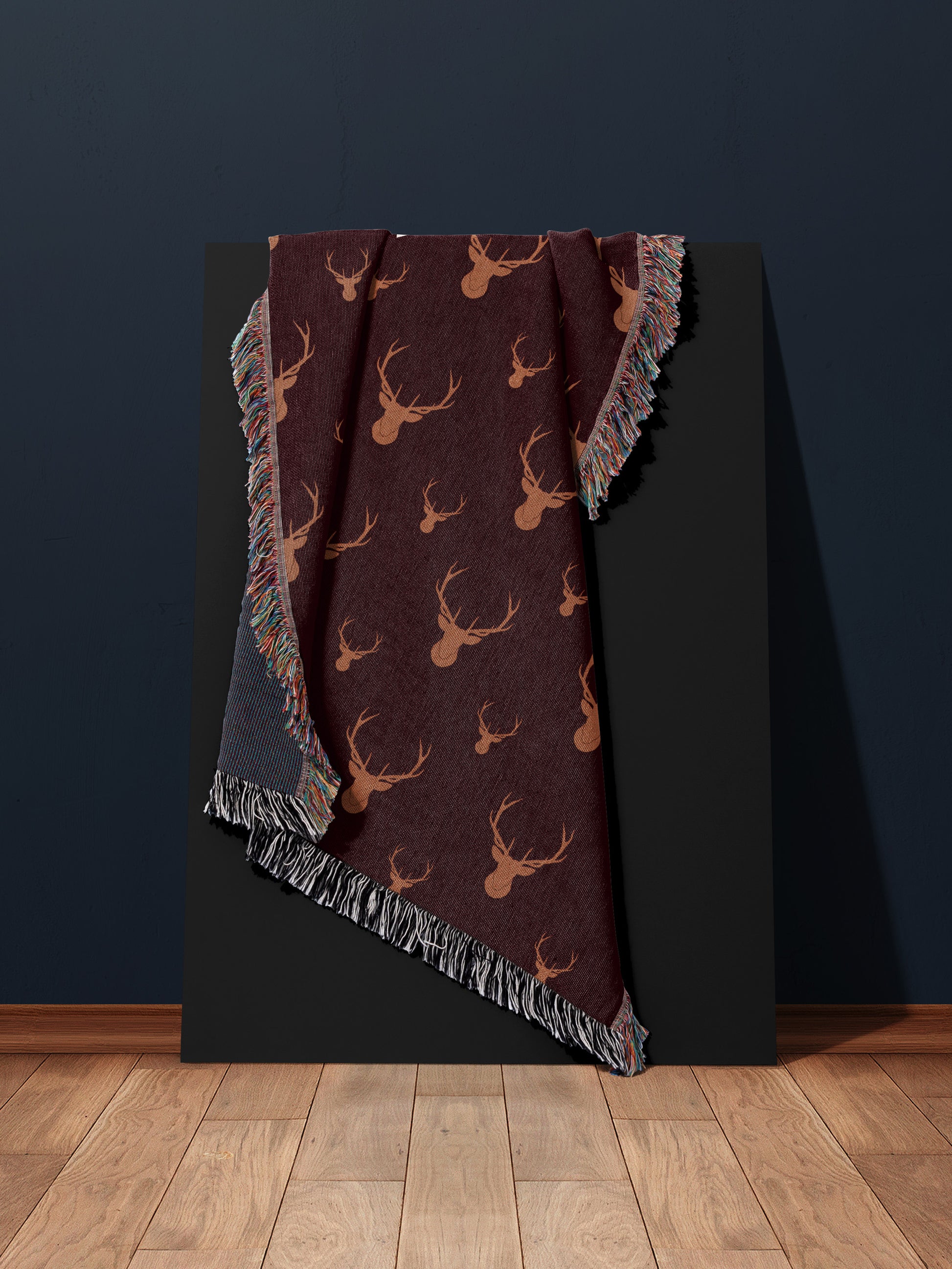 Golden Deer Woven Blanket | House of Parlington