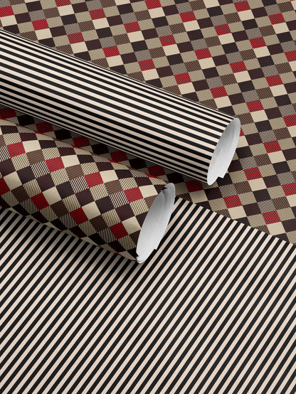 Autumn Plaid Wrapping Paper - House of Parlington