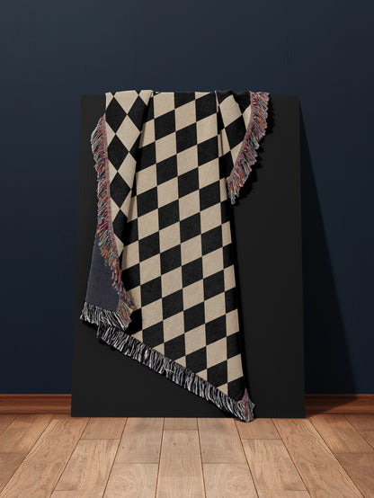 Harlequin Woven Blanket | House of Parlington