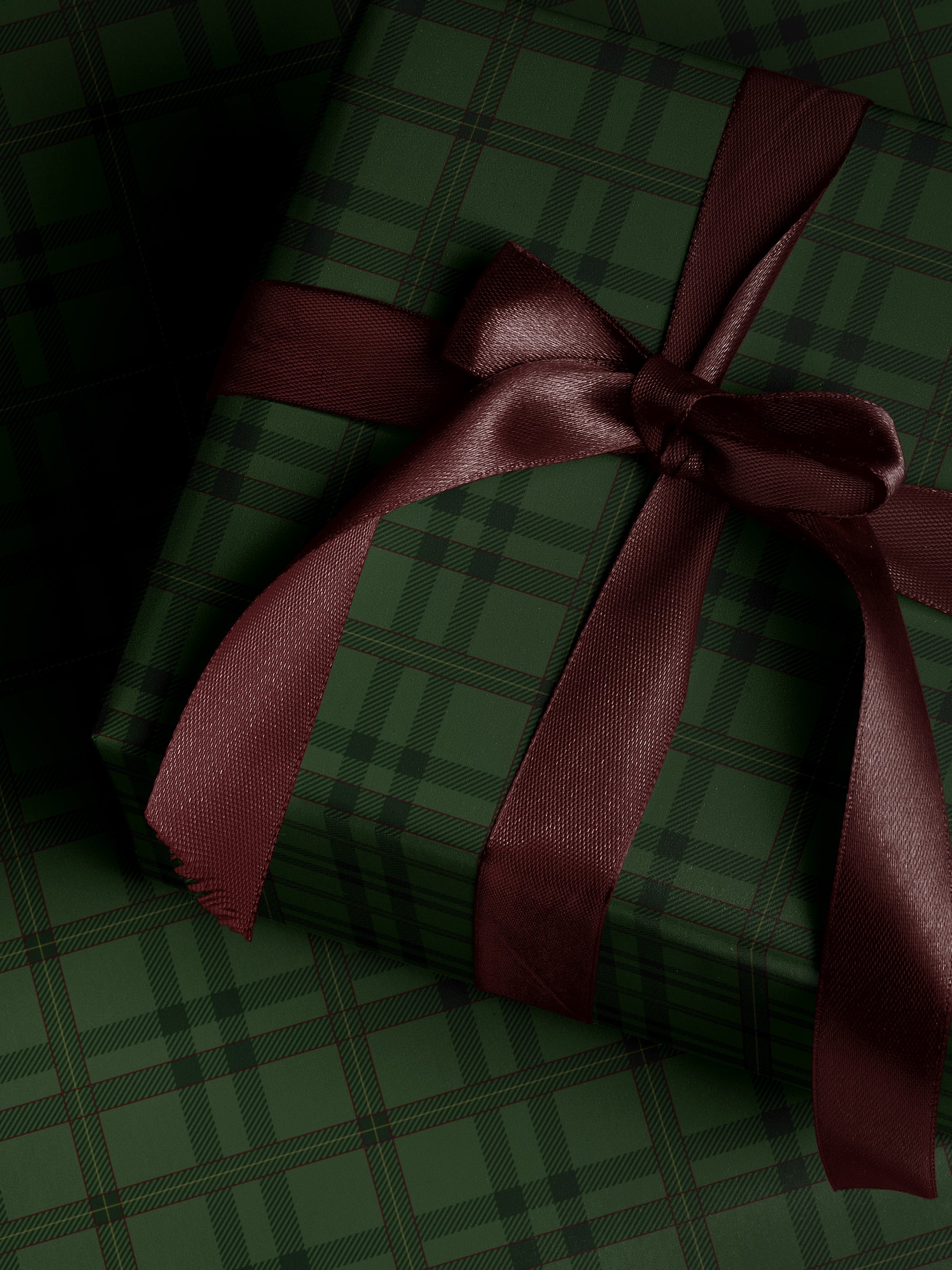 Green Plaid Wrapping Paper - House of Parlington