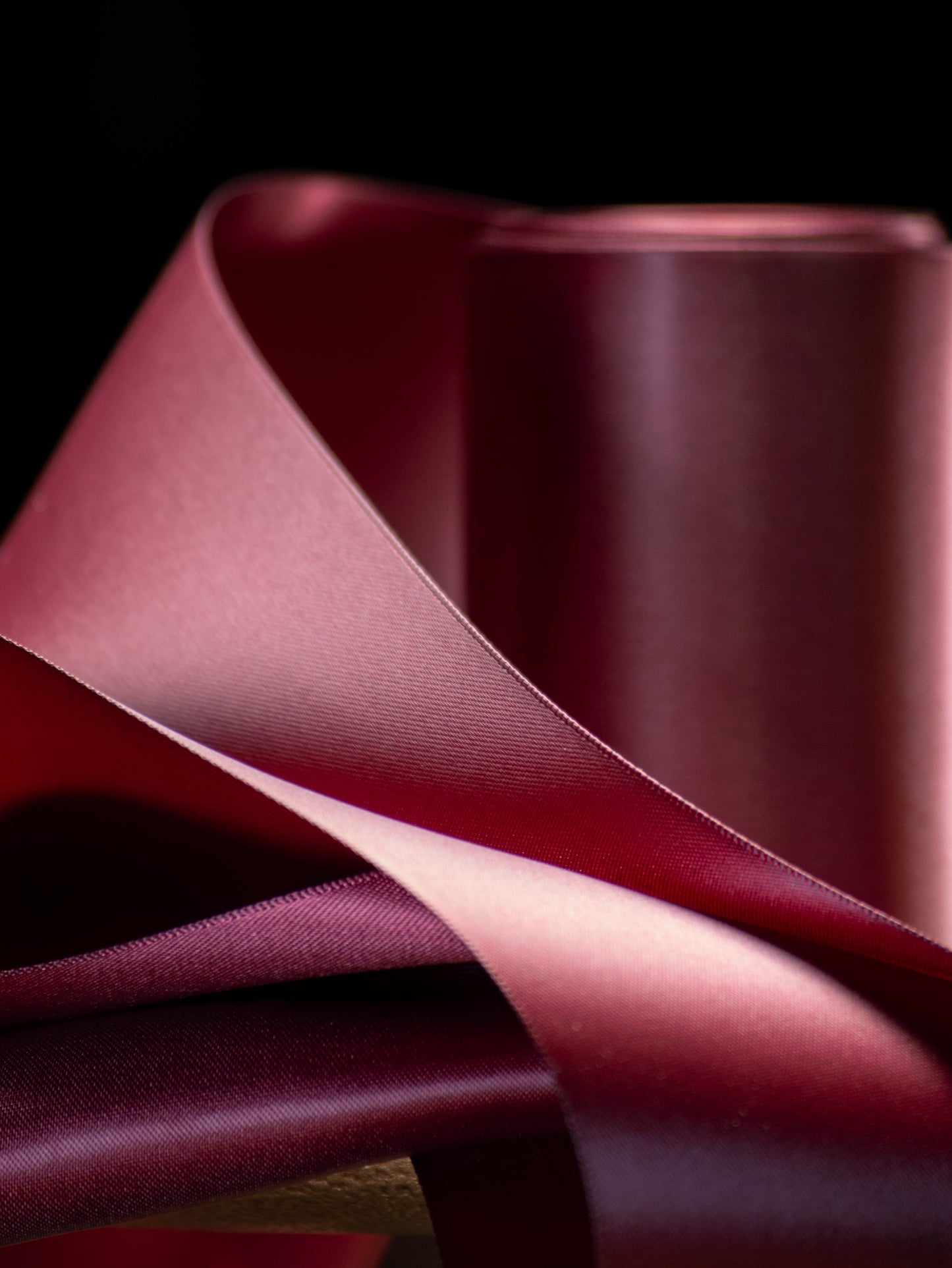 Burgundy Double Faced Satin Ribbon - 4" | House of Parlington