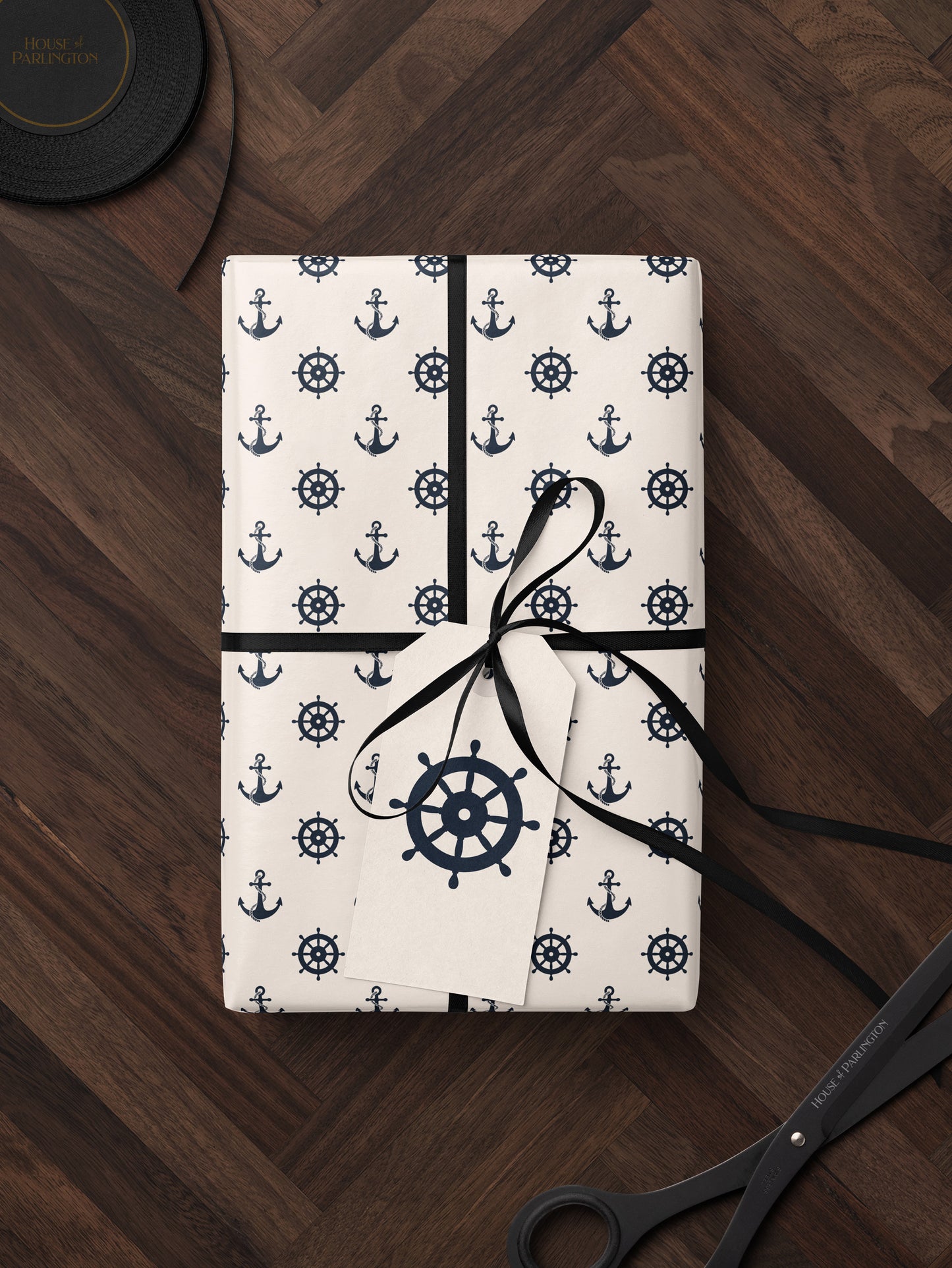 Helm & Anchor Wrapping Paper - House of Parlington