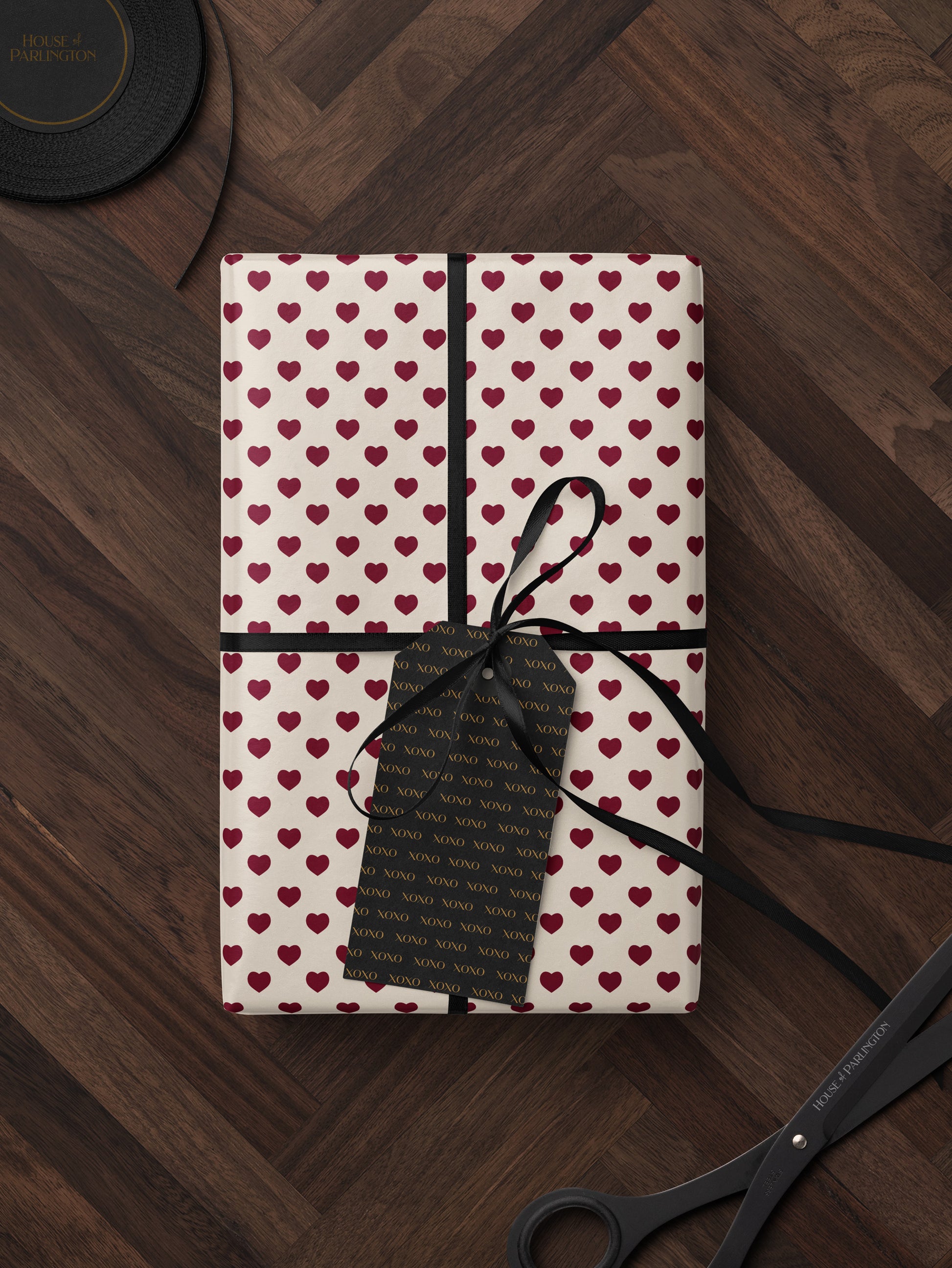 Queen of Hearts Wrapping Paper - House of Parlington