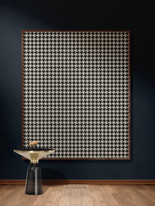 Houndstooth Woven Blanket | House of Parlington