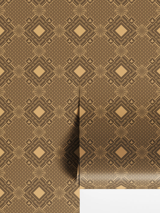 Golden Deco Wallpaper - House of Parlington