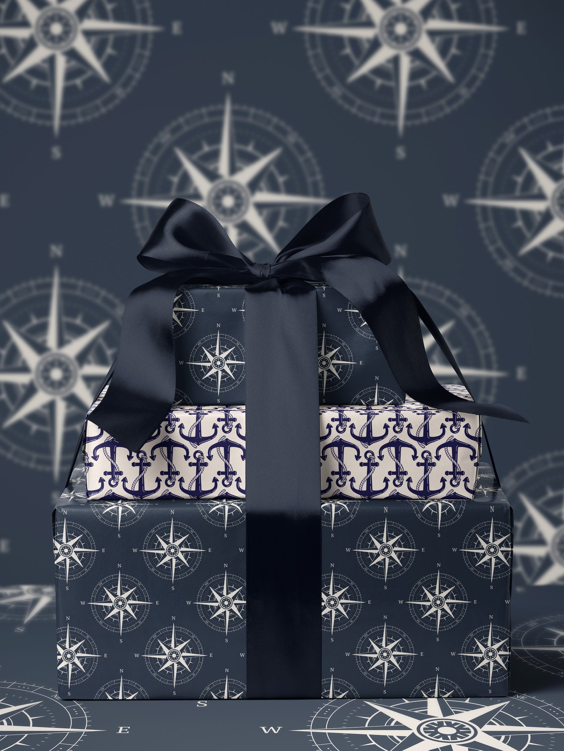 Vintage Compass Wrapping Paper - House of Parlington