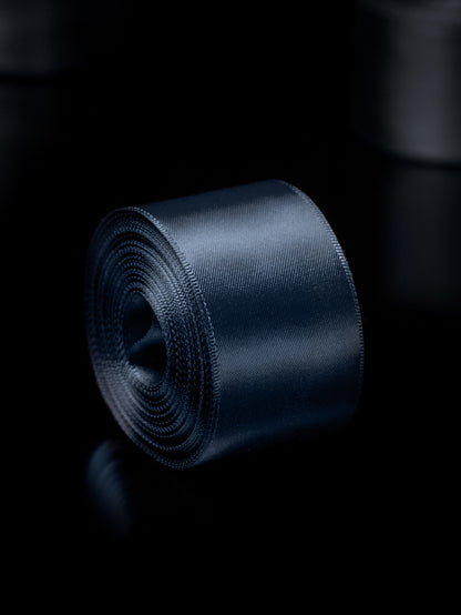 Navy Satin Ribbon - 1.5 Inch Double Faced