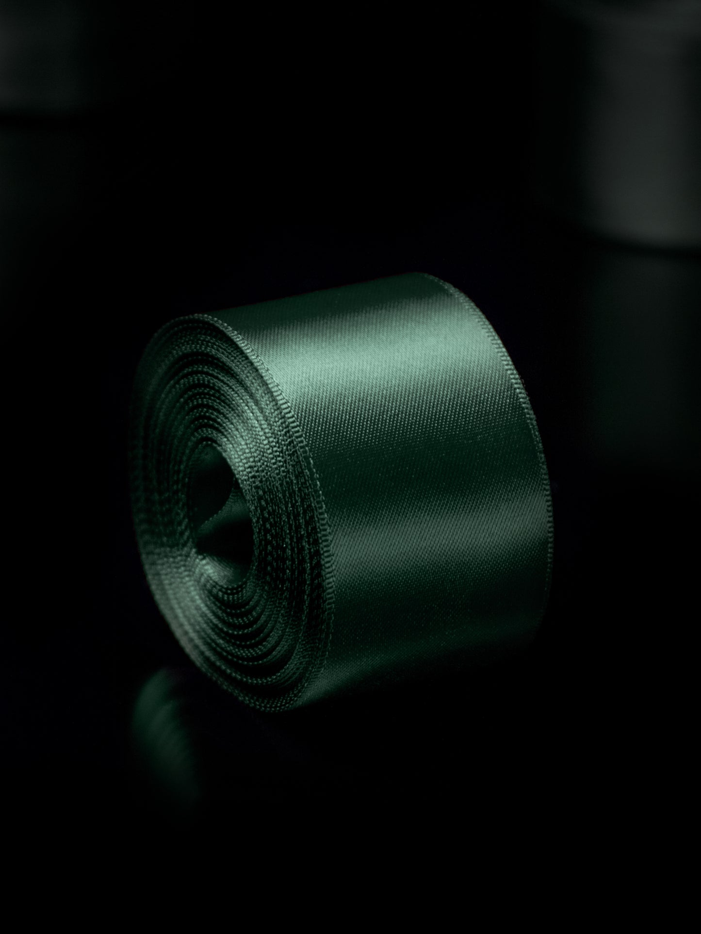 Green Satin Ribbon - 1.5 Inch Double Faced