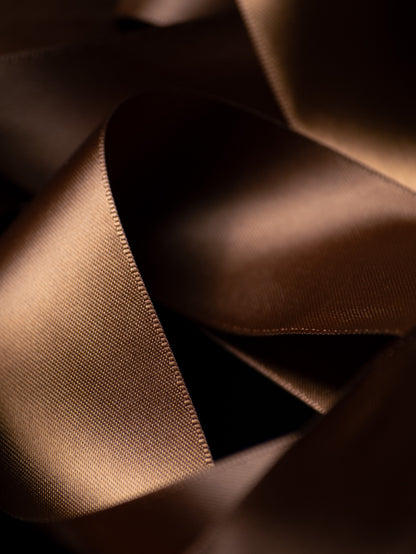 Brown Double Faced Satin Ribbon - 1.5" | House of Parlington