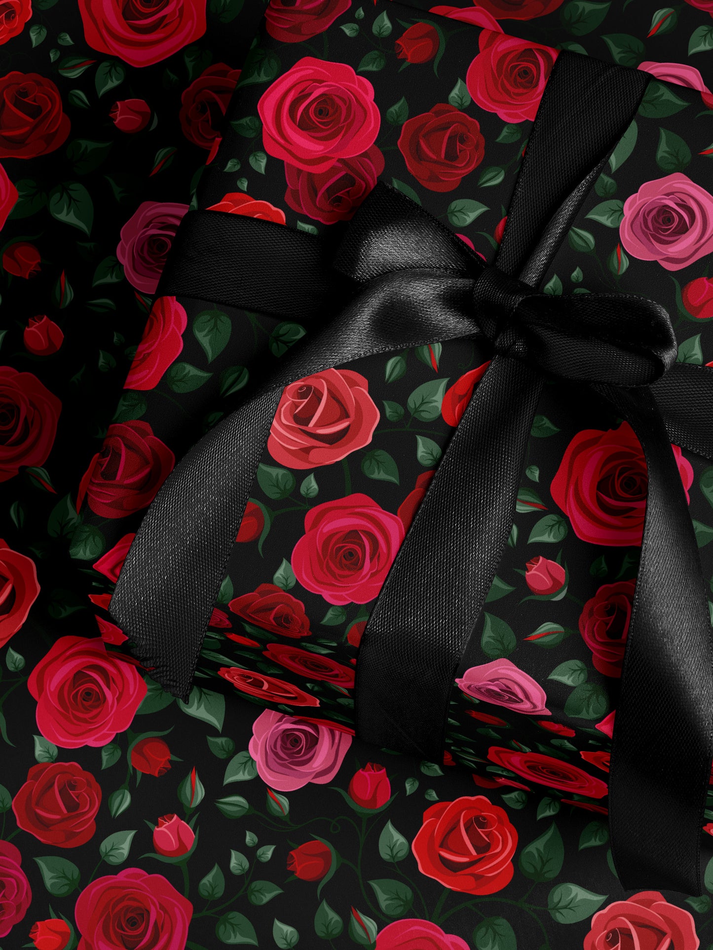 Red Roses Wrapping Paper - House of Parlington